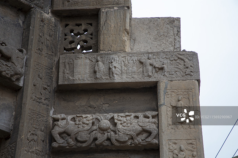 翼城县石、木四牌坊（国保）图片素材