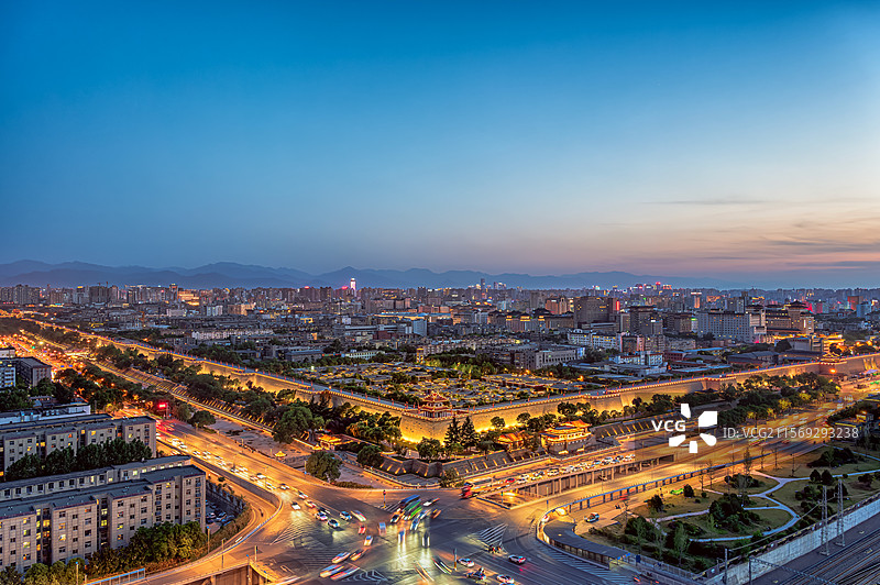 西安角楼图片素材