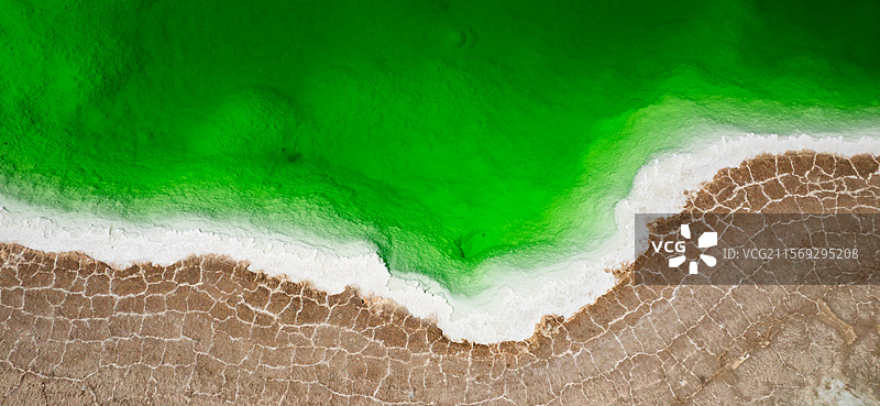 大柴旦翡翠湖图片素材