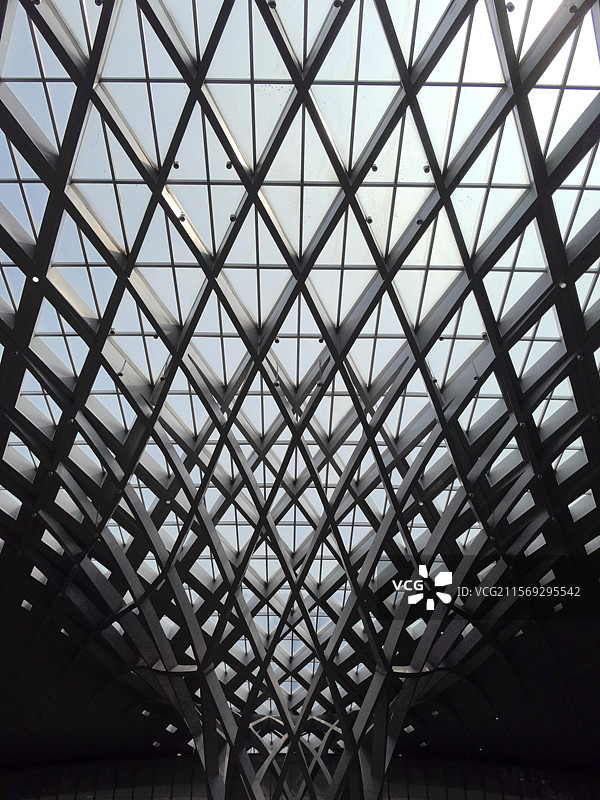 北京北站进站厅天花板图片素材