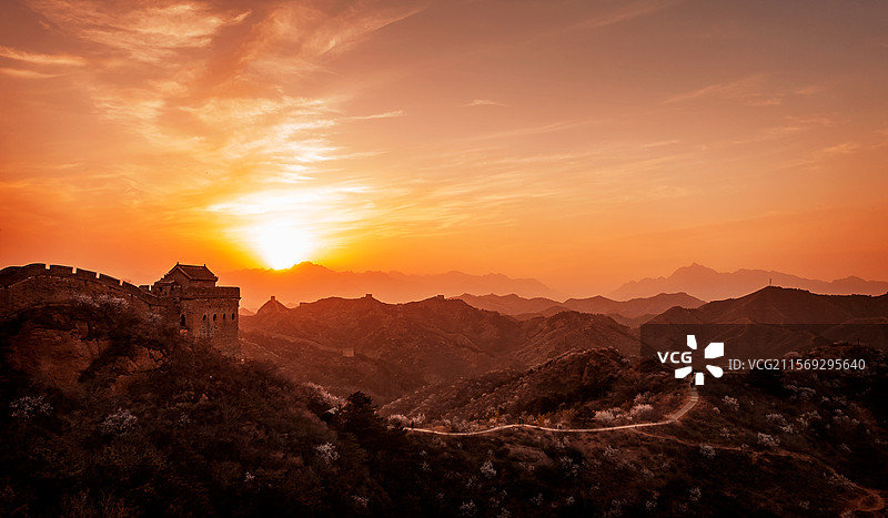 金山岭长城图片素材