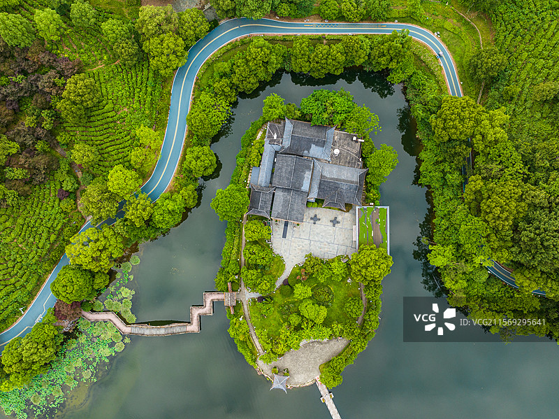 衢州市常山县东明湖公园图片素材