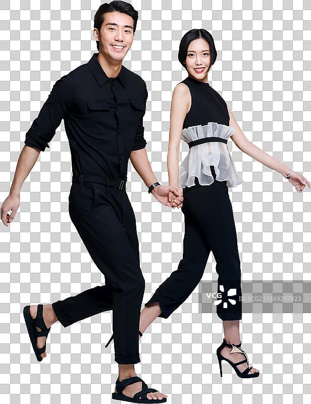 时尚青年情侣图片素材