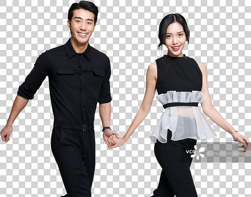 时尚青年情侣图片素材