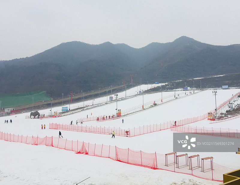 陕西照金滑雪场图片素材