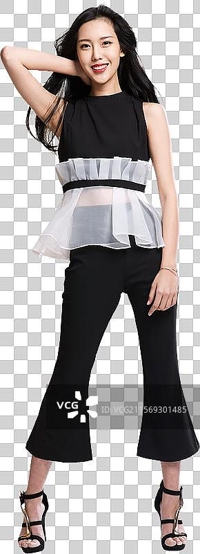 时尚的青年女人图片素材