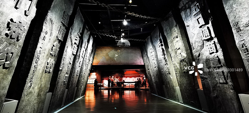 西安辛亥革命博物馆景观系列之展馆内景图片素材