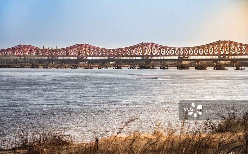 黄河铁路图片素材