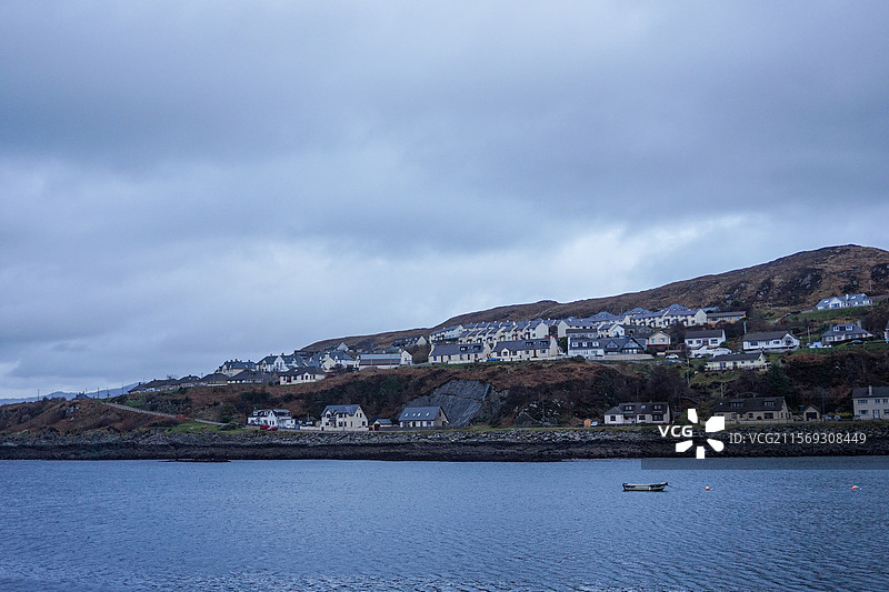 英国苏格兰西高地港口小镇-马莱格风光图片素材