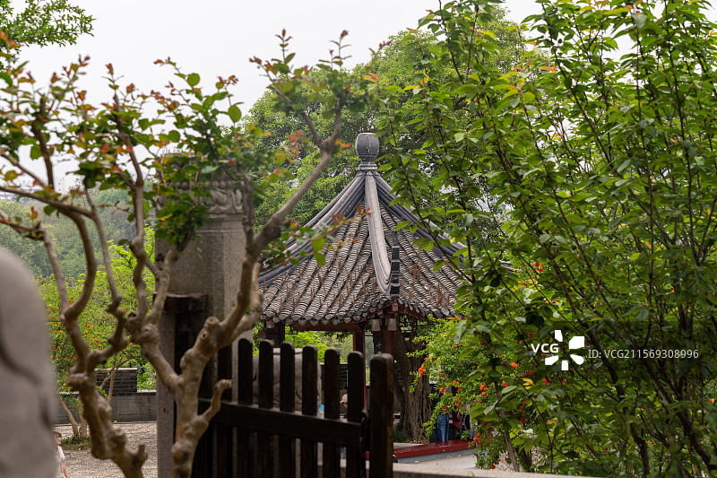江苏镇江北固山--历史上甘露寺图片素材
