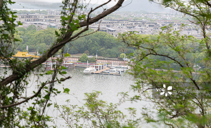江苏镇江北固山--历史上甘露寺图片素材