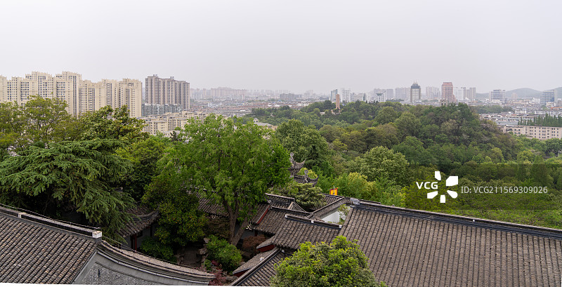 江苏镇江北固山--历史上甘露寺图片素材