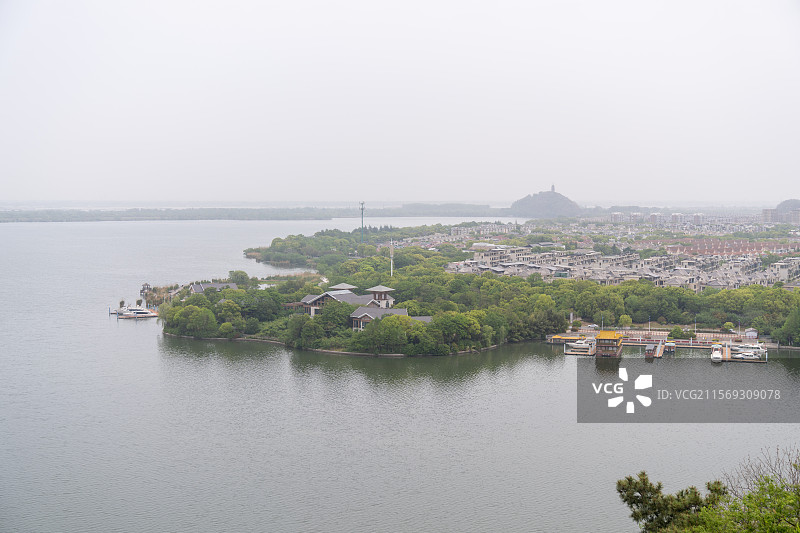 江苏镇江北固山--历史上甘露寺图片素材