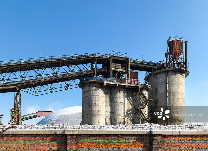 煤化厂水泥建筑图片素材