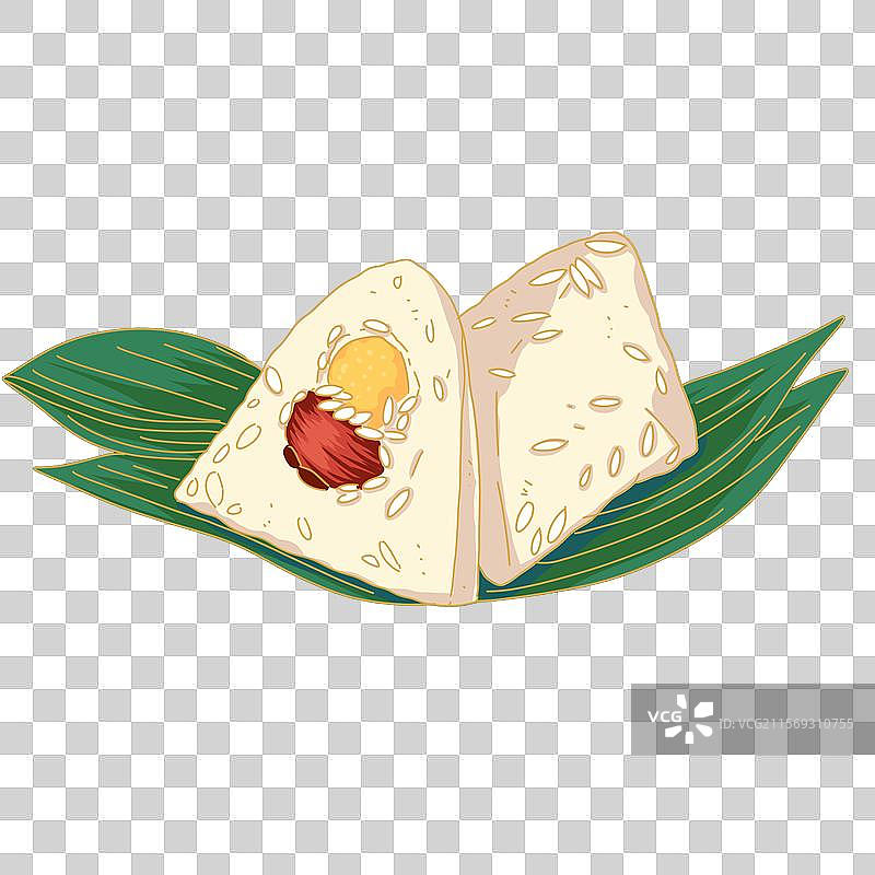 蛋黄肉粽子图片素材