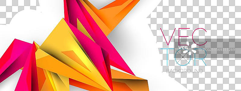 极简几何抽象背景低多边形图片素材