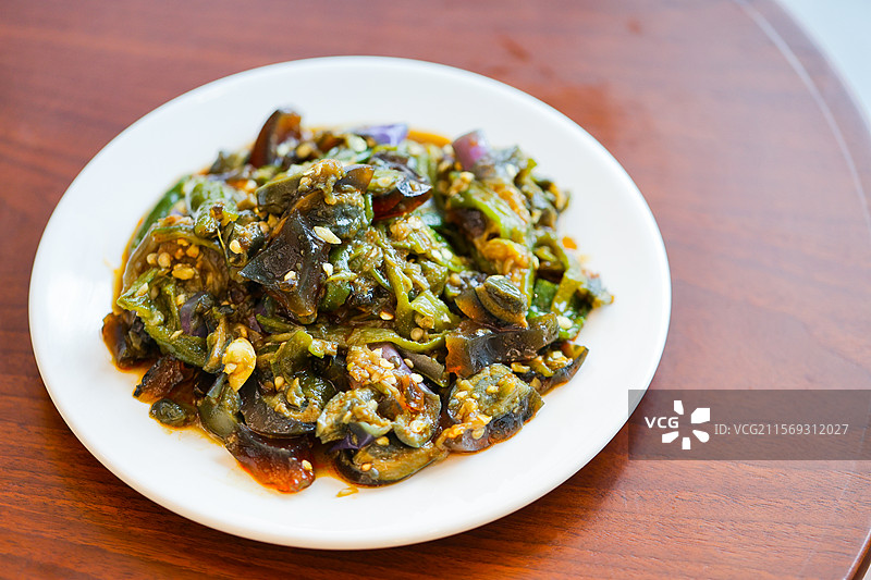 湖南菜擂辣椒皮蛋图片素材