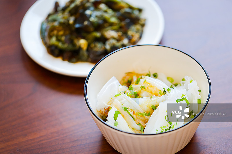 湖南菜擂辣椒皮蛋图片素材