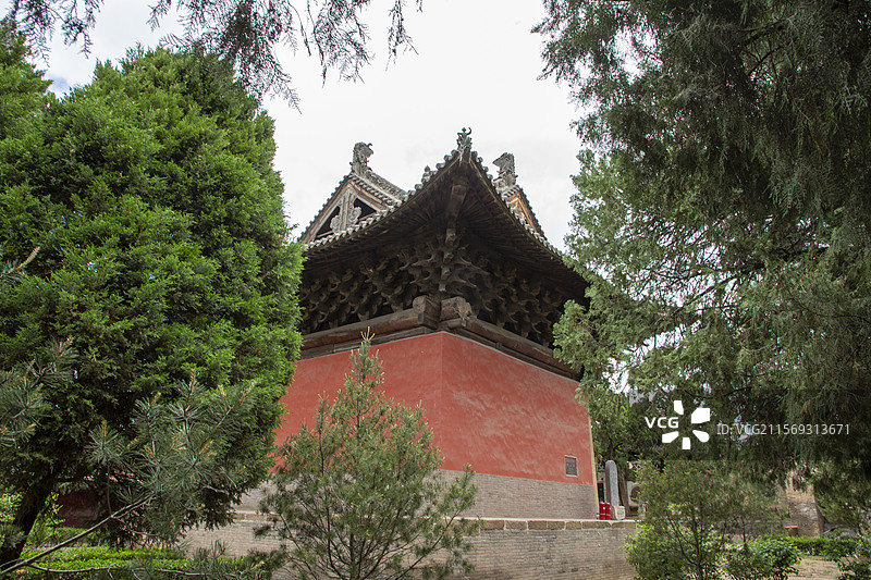 临汾市 东羊村后土庙（彩绘泥塑 国保）图片素材