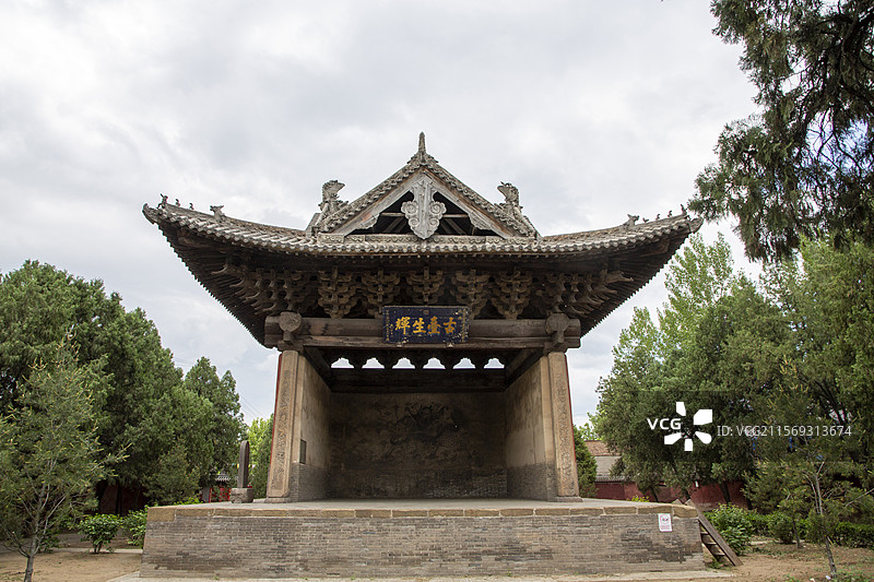 临汾市 东羊村后土庙（彩绘泥塑 国保）图片素材