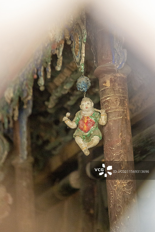 临汾市 东羊村后土庙（彩绘泥塑 国保）图片素材