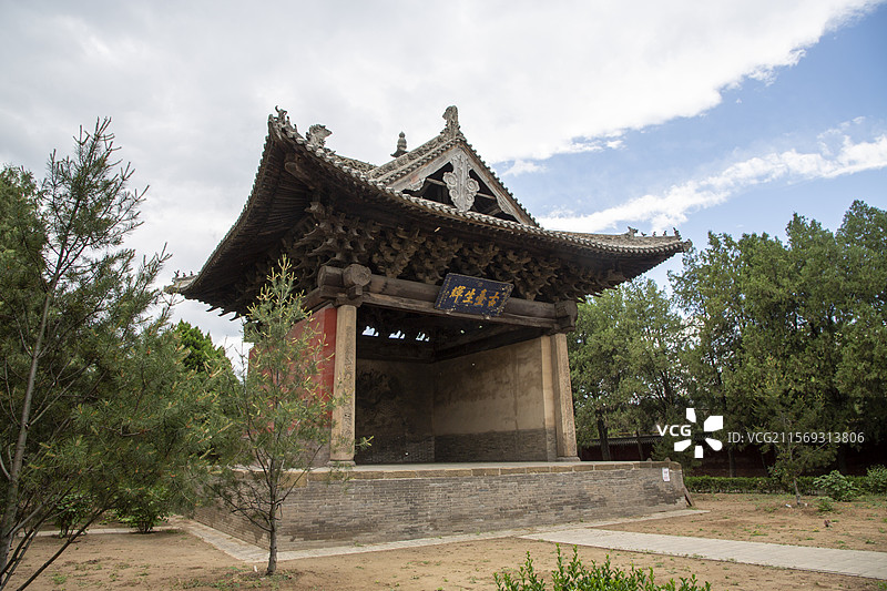 临汾市 东羊村后土庙（彩绘泥塑 国保）图片素材