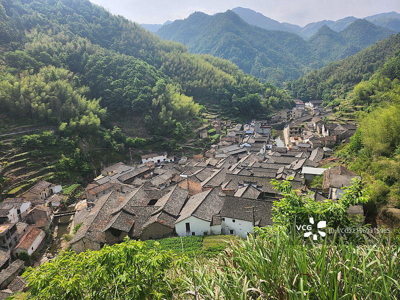浙江金华武义的山下鲍村图片素材