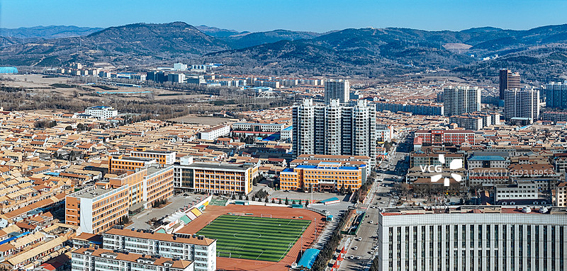 和顺县 义兴镇 迎宾路 城市 晋中市图片素材