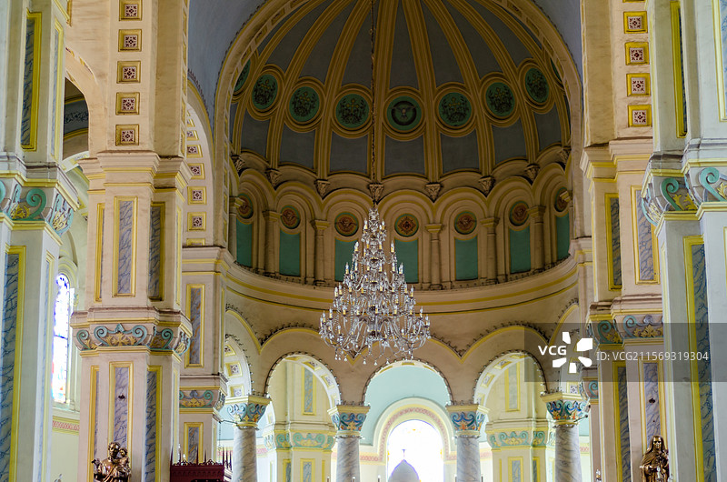 天津西开教堂穹顶图片素材