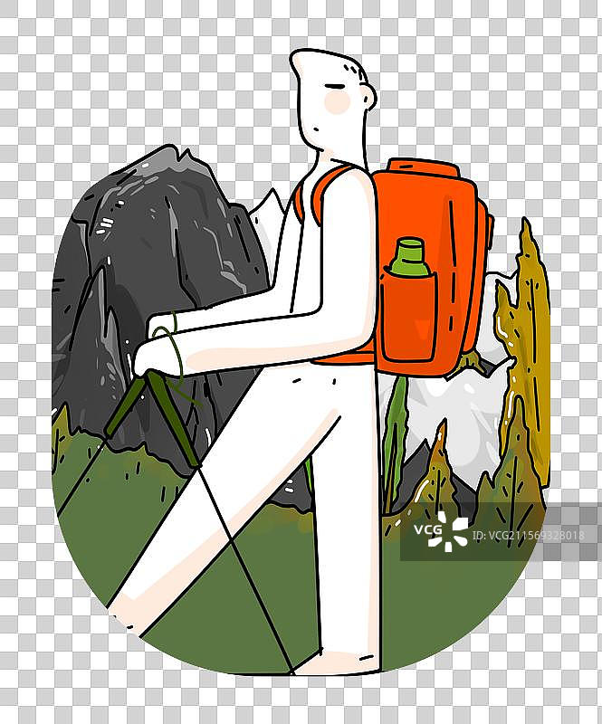 登山 徒步 旅行 旅游 设计 元素 人物 徽章 冒险 探险图片素材