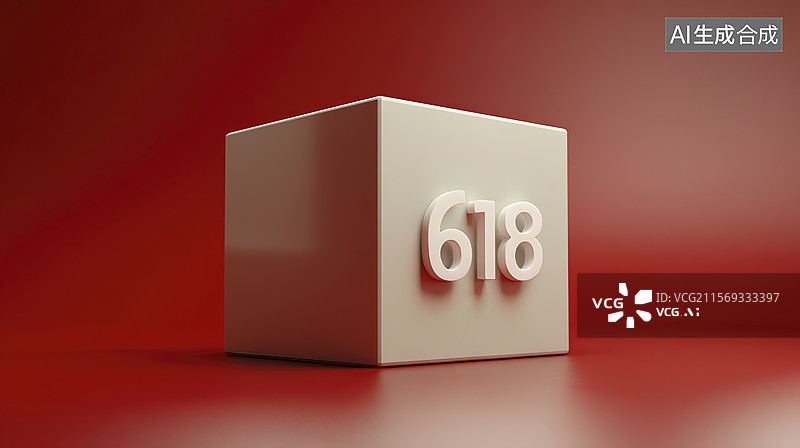 【AI数字艺术】618购物节购物节，数字618图片素材