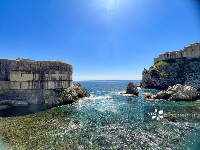 欧洲 克罗地亚 杜布罗夫尼克 权力的游戏取景地图片素材