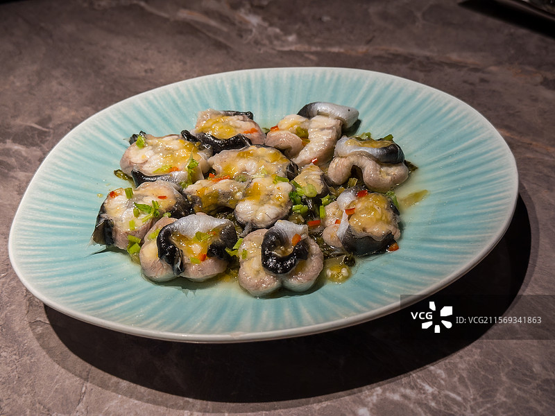 酸梅蒸乌耳鳗潮汕特色潮汕美食图片素材