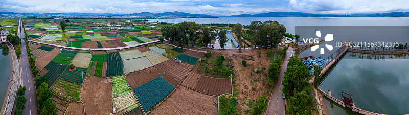 云南省玉溪市江川区风光图片素材