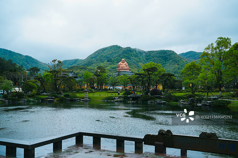 浙江省宁波市雪窦山景区雪窦寺弥勒大佛  “人间弥勒”图片素材