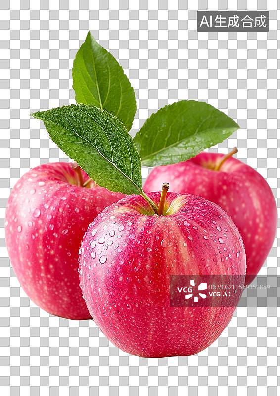 【AI数字艺术】【免抠png素材】新鲜的苹果图片素材