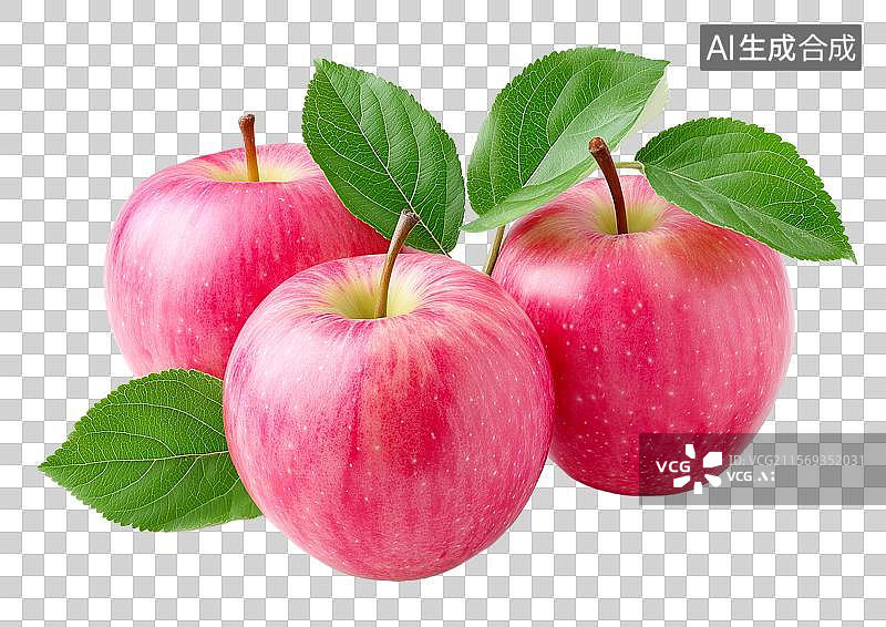 【AI数字艺术】【免抠png素材】新鲜的苹果图片素材