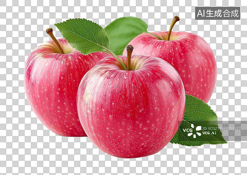 【AI数字艺术】【免抠png素材】新鲜的苹果图片素材