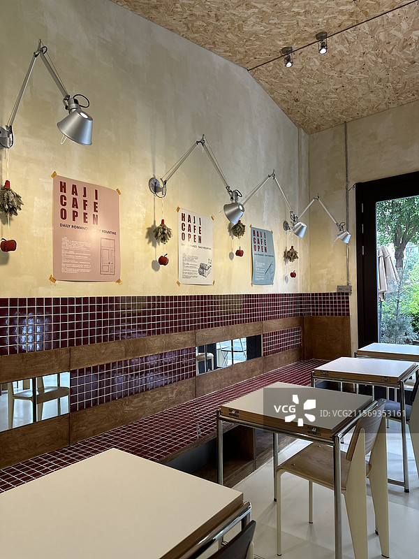 一间咖啡甜品店图片素材