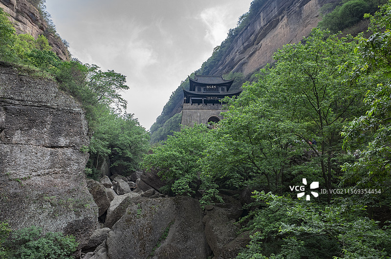 四川广元剑门关景区关楼景点图片素材