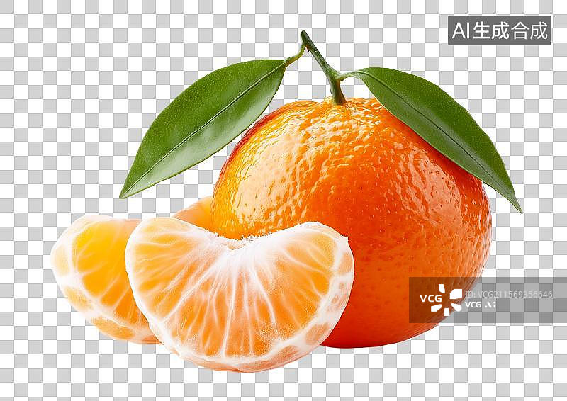 【AI数字艺术】【免抠png素材】新鲜水果砂糖橘子图片素材