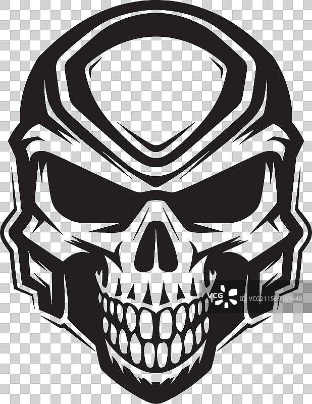 头盔守护者头盔骷髅图形图标 骷髅图片素材