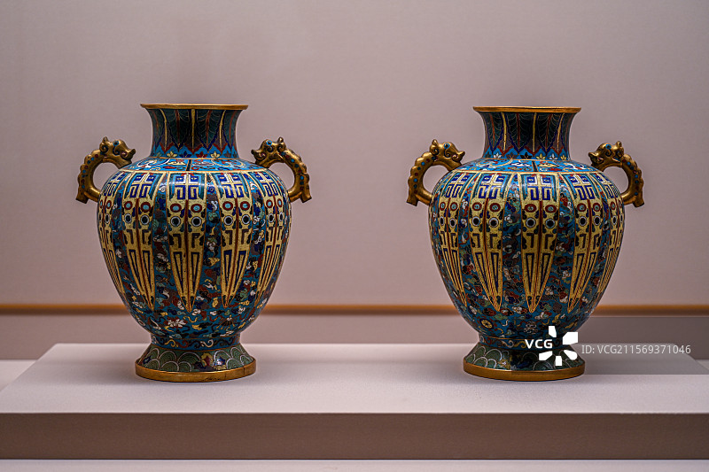 上海博物馆展出的文物图片素材