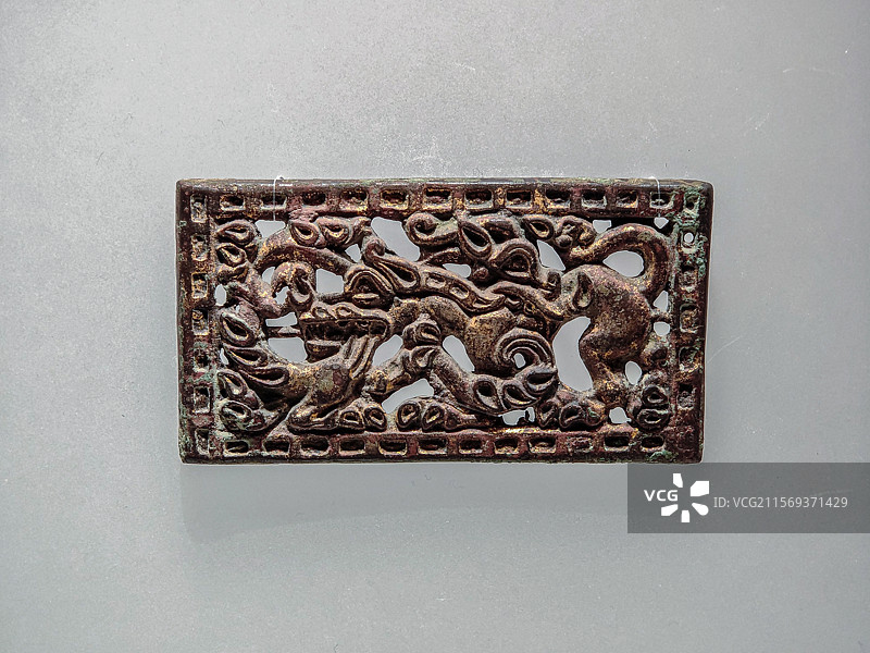 上海博物馆展出的青铜器文物图片素材