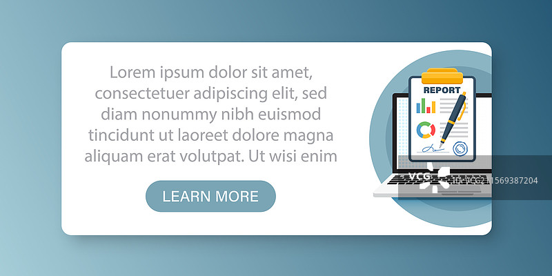 平面风格仪表板计划中的报告文档图标图片素材