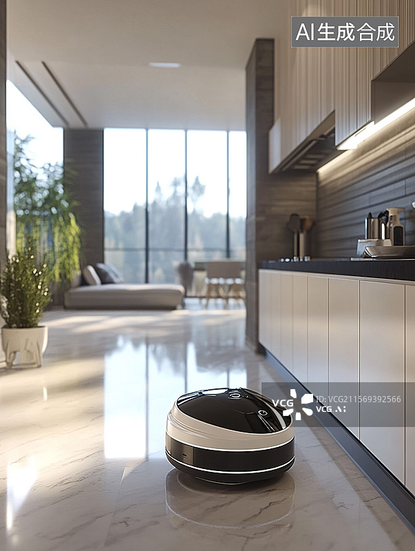【AI数字艺术】科技智能家居机器人图片素材