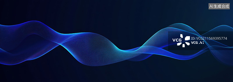【AI数字艺术】一个充满动感和科技感的抽象场景图片素材