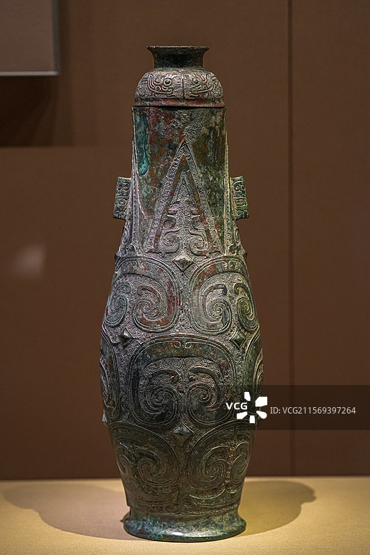 西周 云纹壶 绛县倗国墓地 山西博物院图片素材