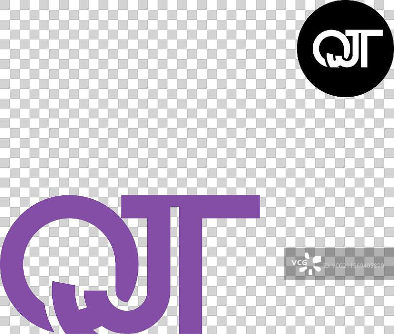 qjt 字母标志单字母设计图片素材