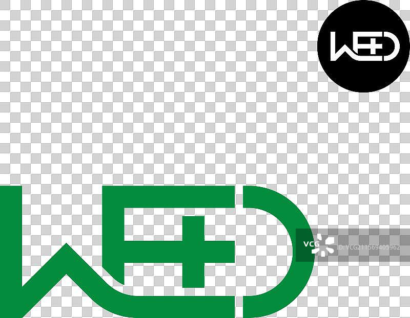 婚礼标志字母单字母设计图片素材